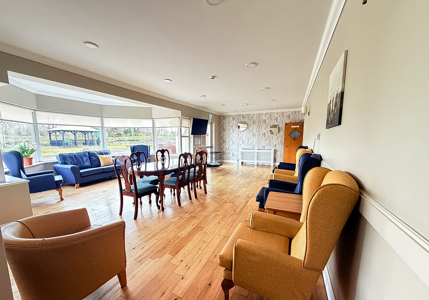 A communal lounge at Rivervale Nursing Home
