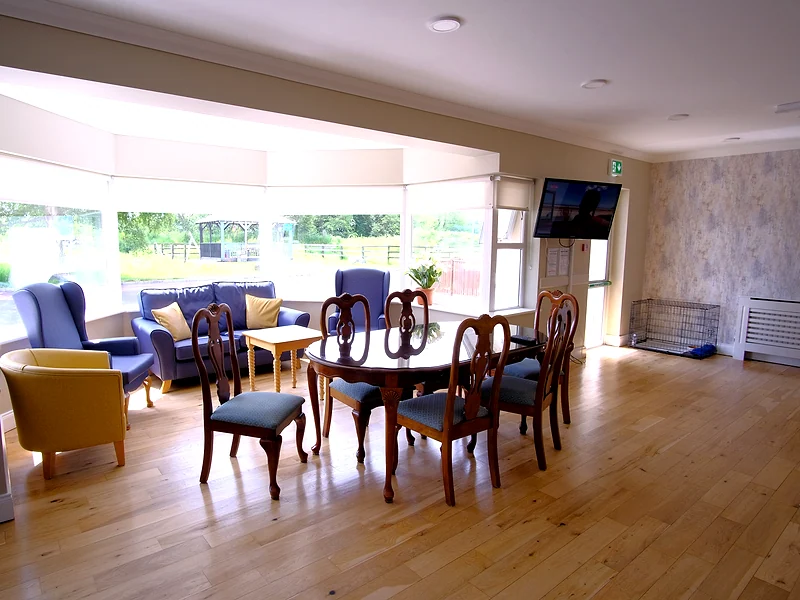 Lounge seating at Rivervale Nursing Home