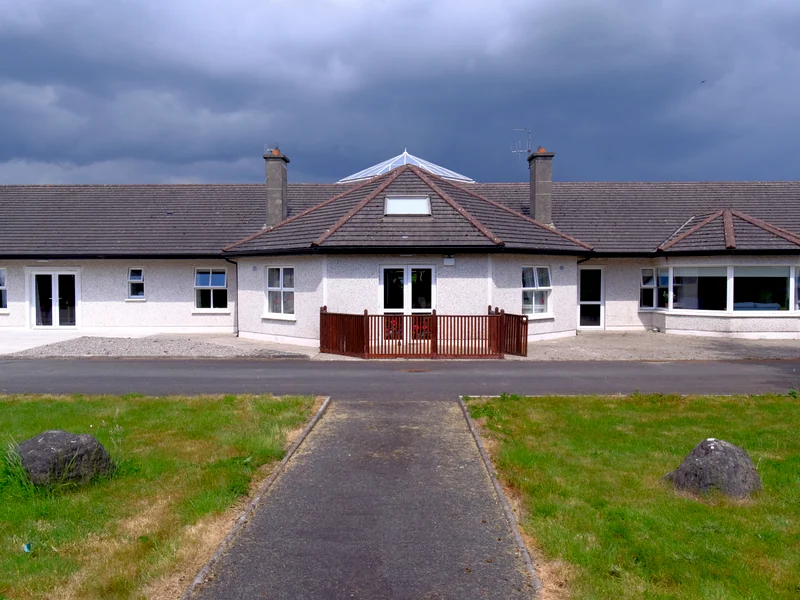 Garden view of Rivervale Nursing Home